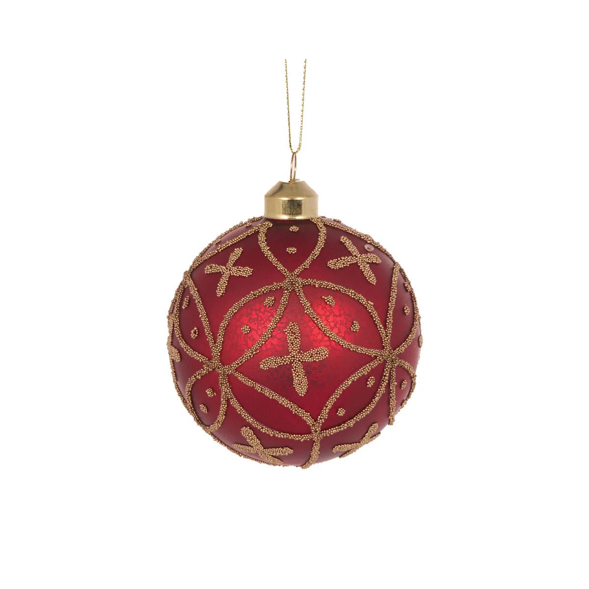 BURGUNDY EMBELLISHED BAUBLE - Pure Apotheca