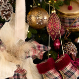 BURGUNDY EMBELLISHED DROP BAUBLE - Pure Apotheca