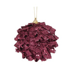 BURGUNDY RUFFLES BAUBLE - Pure Apotheca