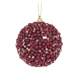 BURGUNDY STARS BAUBLE - Pure Apotheca