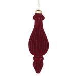 BURGUNDY VELVET RIBBED FINIAL - Pure Apotheca