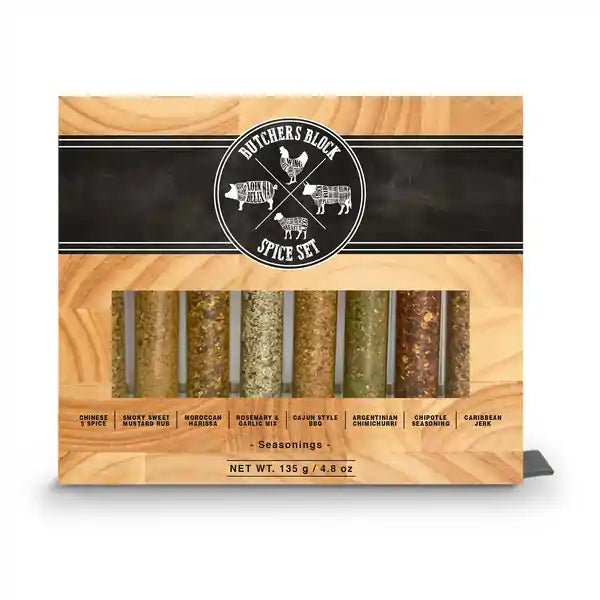 Butchers Block Spices 8 Tube Giftset 135g - Pure Apotheca
