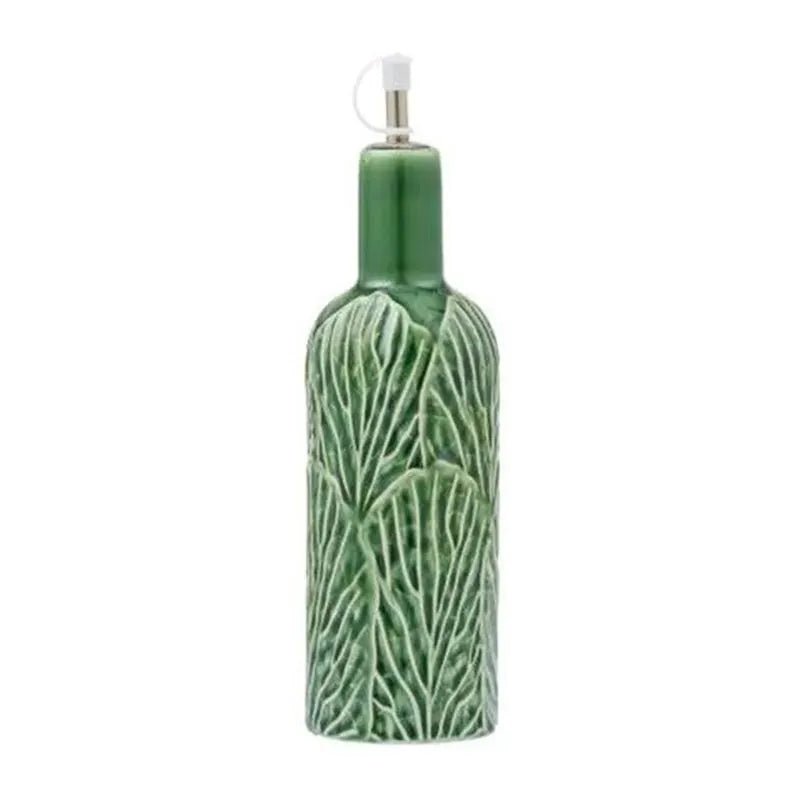 Cabbage Ceramic Oil/Vinegar Bottle - Pure Apotheca