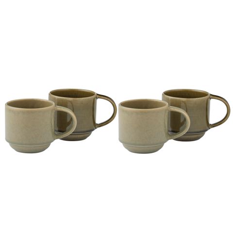 Calice Ceramic Mugs Olive Set/4 - Pure Apotheca