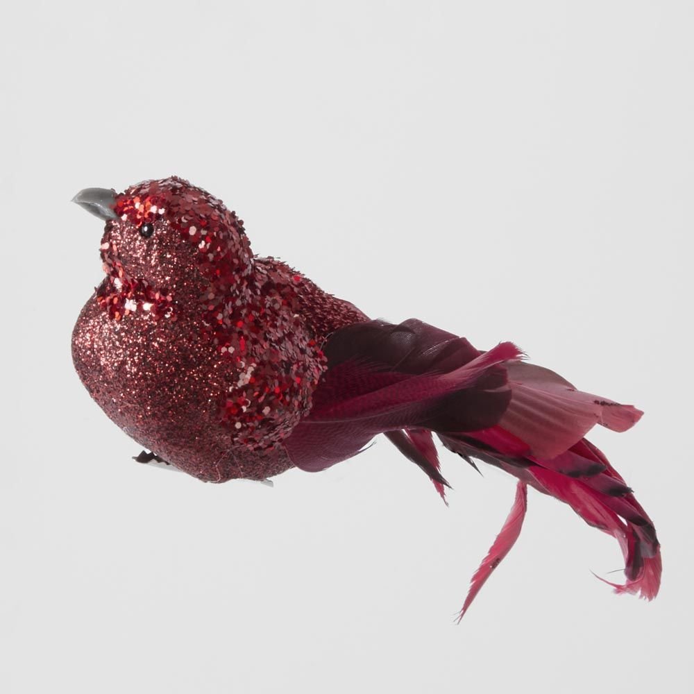 Calypso Clip on Bird Set of 3 Red - Pure Apotheca