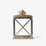 Calypso Lantern Aged Gold Small - Pure Apotheca