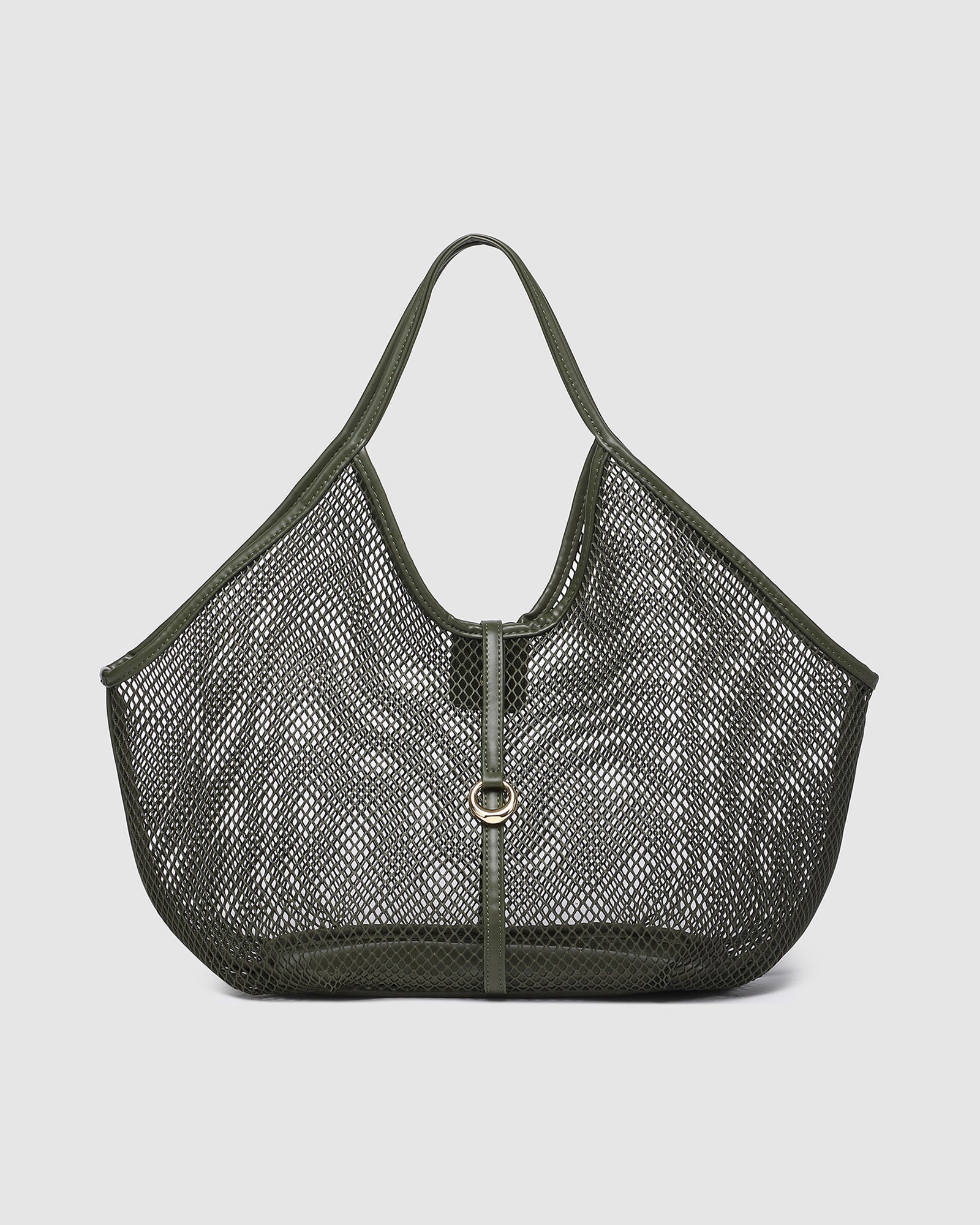 Calypso Mesh Tote Bag - Olive - Pure Apotheca