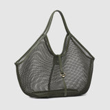 Calypso Mesh Tote Bag - Olive - Pure Apotheca