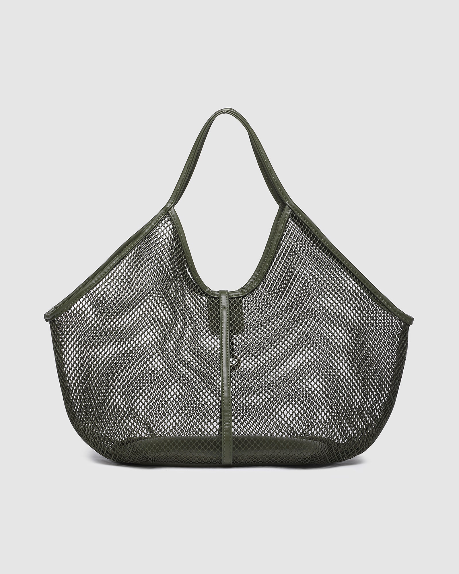 Calypso Mesh Tote Bag - Olive - Pure Apotheca
