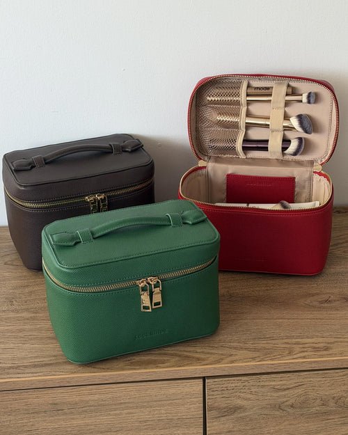 Camden Cosmetic Case Chocolate - Pure Apotheca
