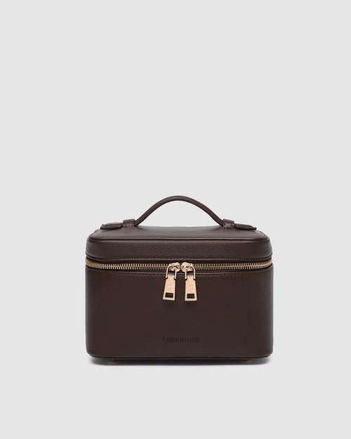 Camden Cosmetic Case Chocolate - Pure Apotheca