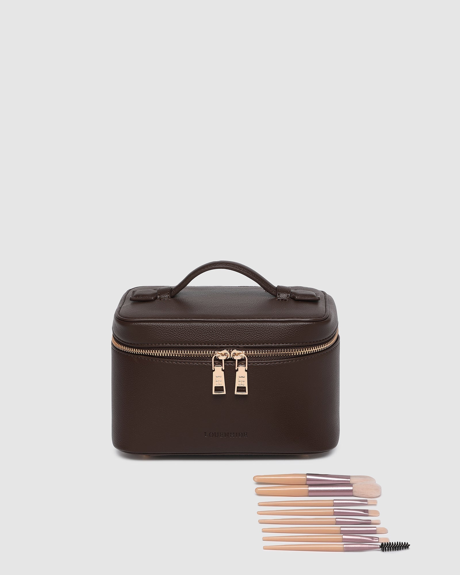 Camden Cosmetic Case Chocolate - Pure Apotheca