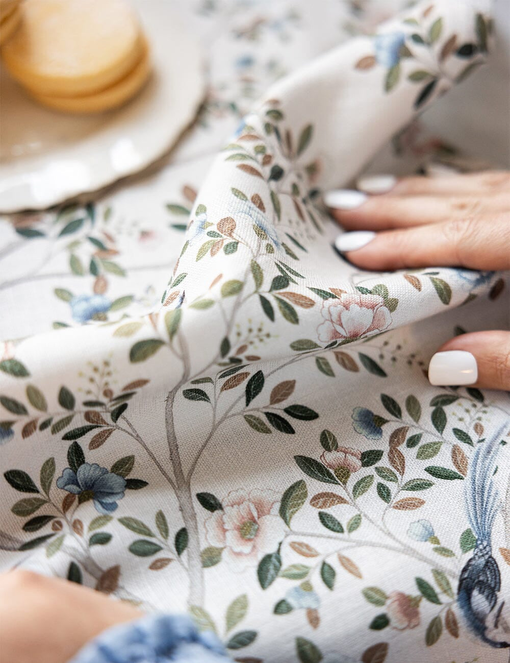 Camellia Tree Linen Tea Towel - Pure Apotheca
