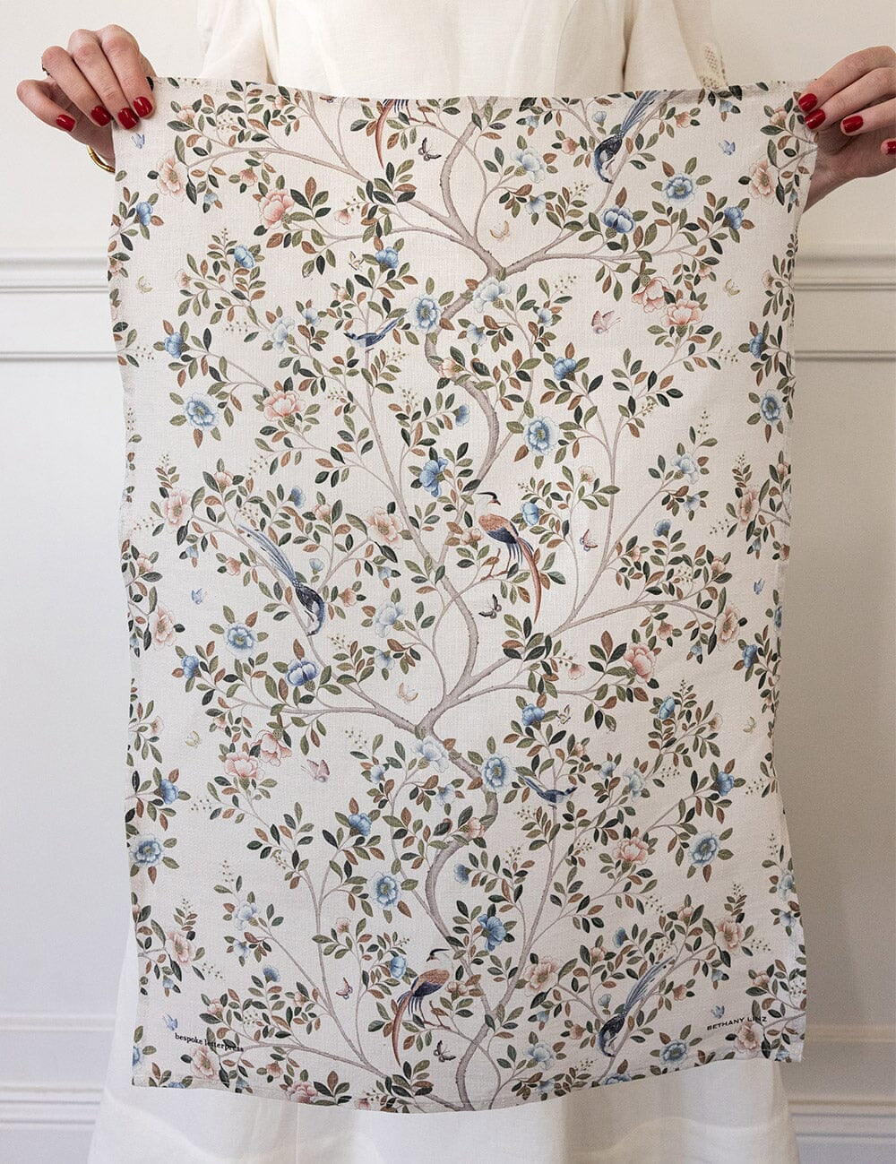 Camellia Tree Linen Tea Towel - Pure Apotheca