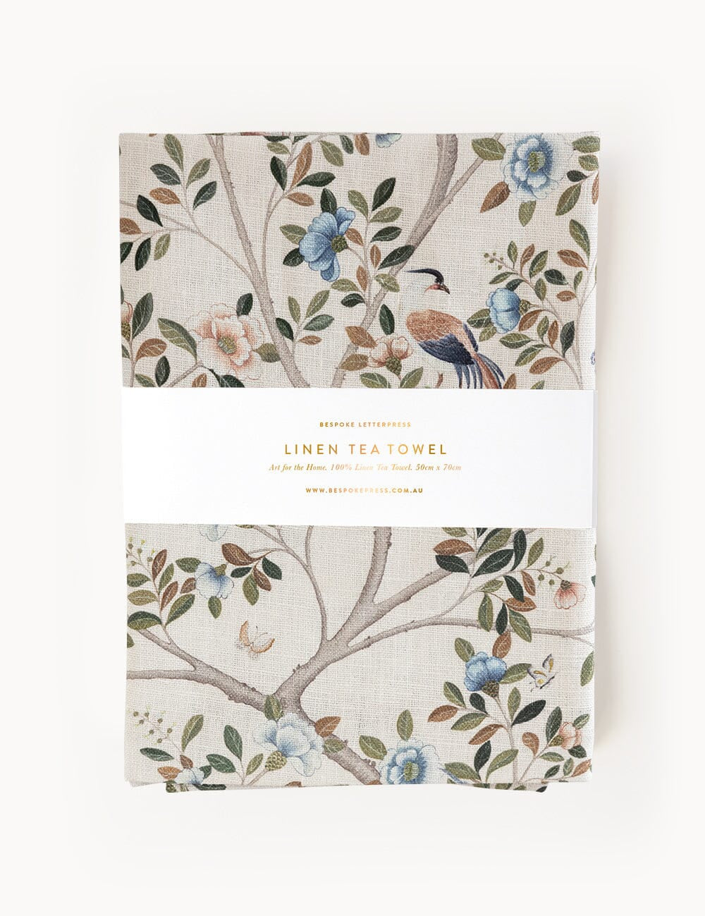 Camellia Tree Linen Tea Towel - Pure Apotheca