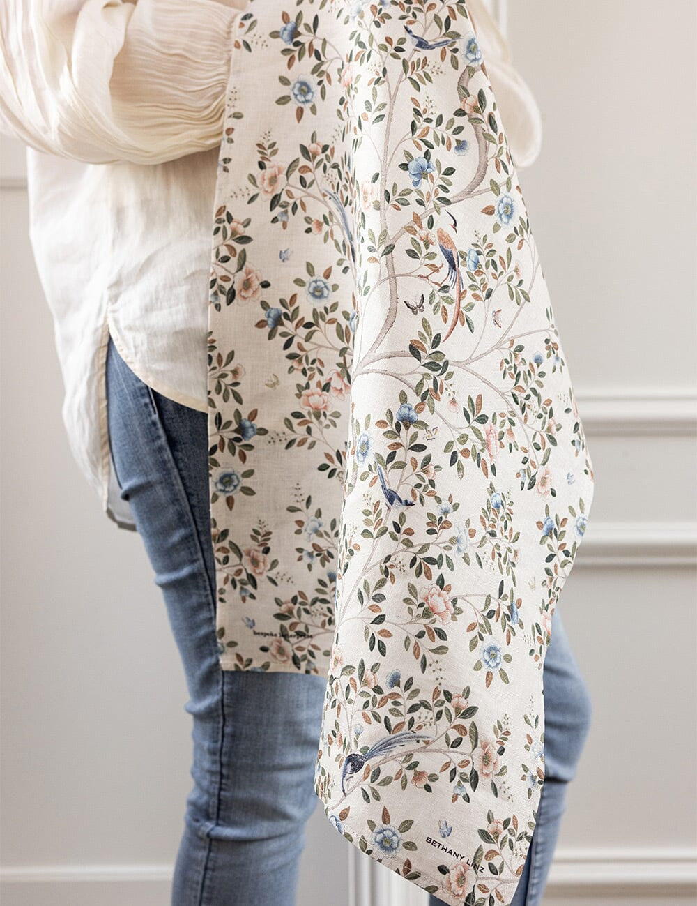 Camellia Tree Linen Tea Towel - Pure Apotheca