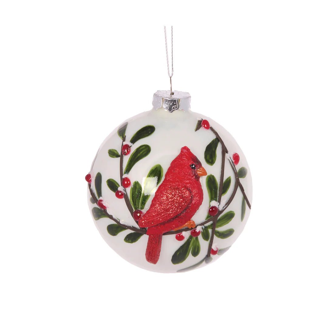 CARDINAL ROUND BAUBLE - Pure Apotheca