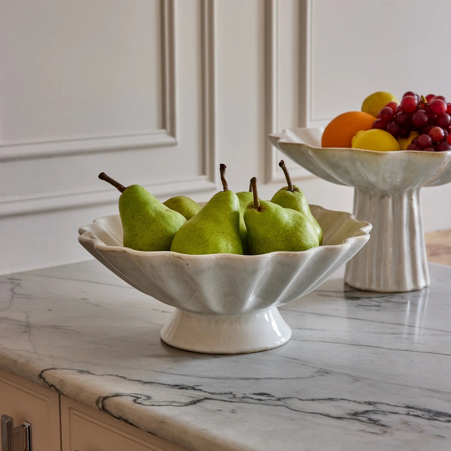 CAREY REACTIVE IVORY FOOTED BOWL - Pure Apotheca