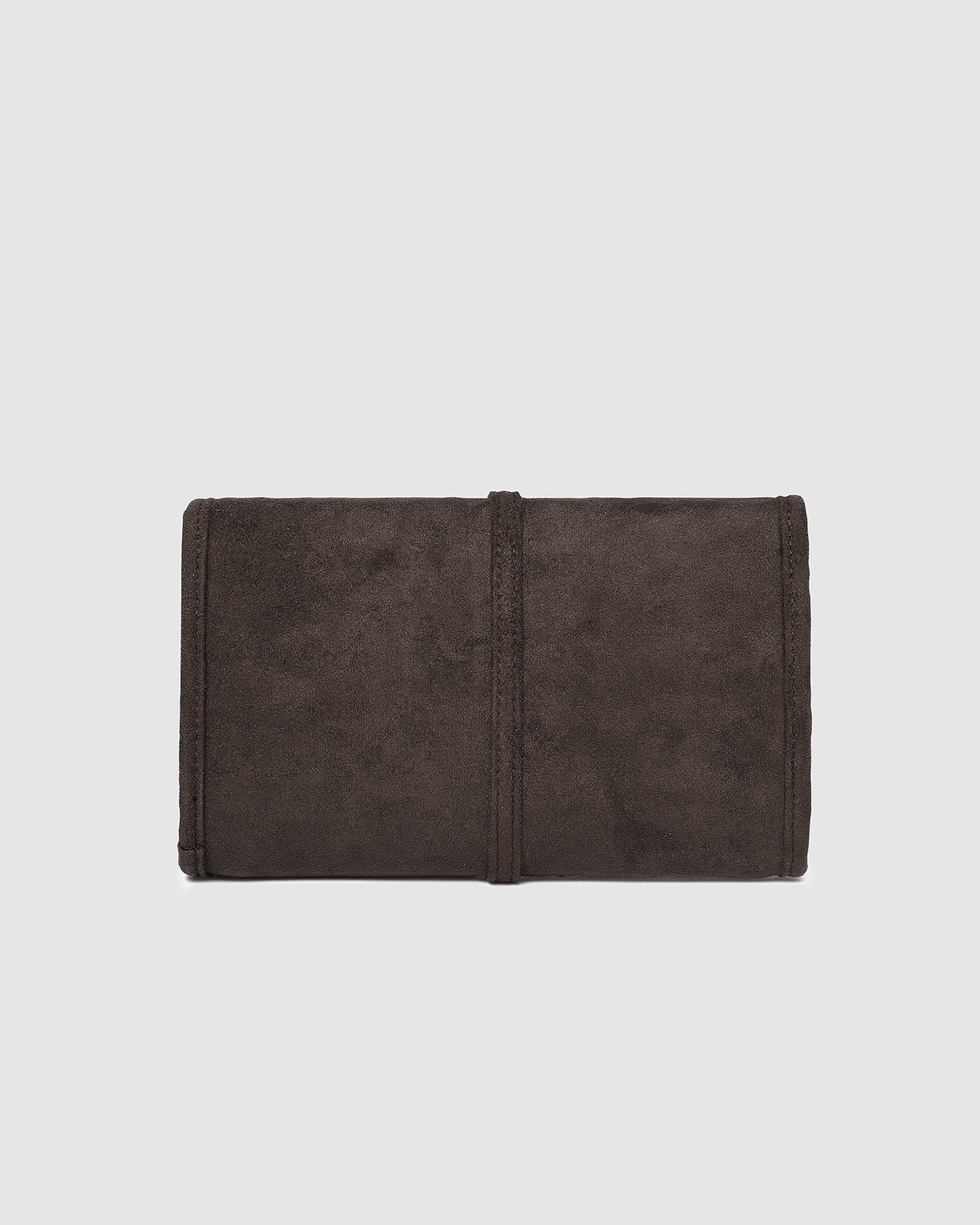 Carla Jewellery Sleeve Suedette Chocolate - Pure Apotheca