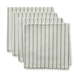 CAROL GREEN STRIPE NAPKIN SET/4 - Pure Apotheca