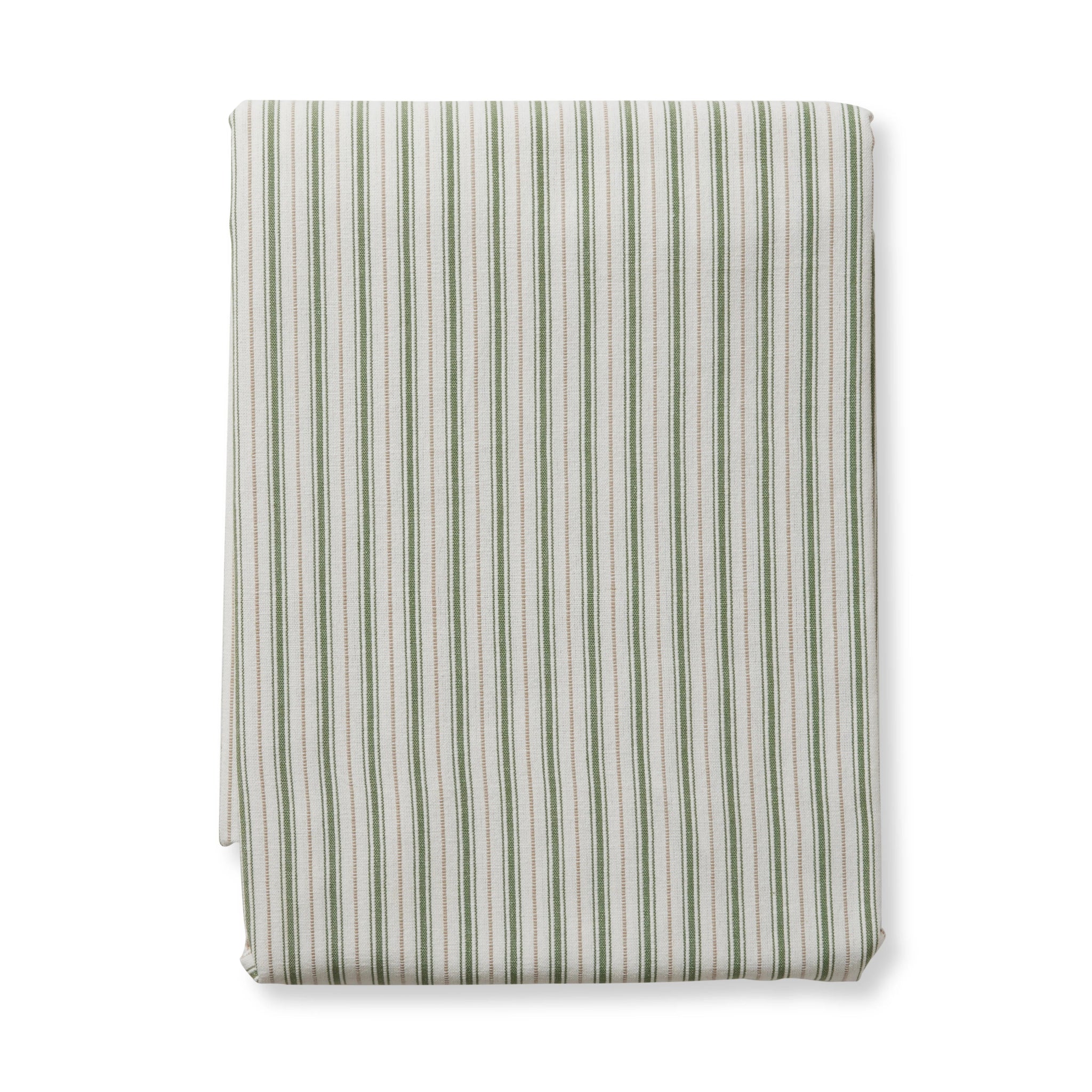 CAROL GREEN STRIPE TABLECLOTH 150X230CM - Pure Apotheca