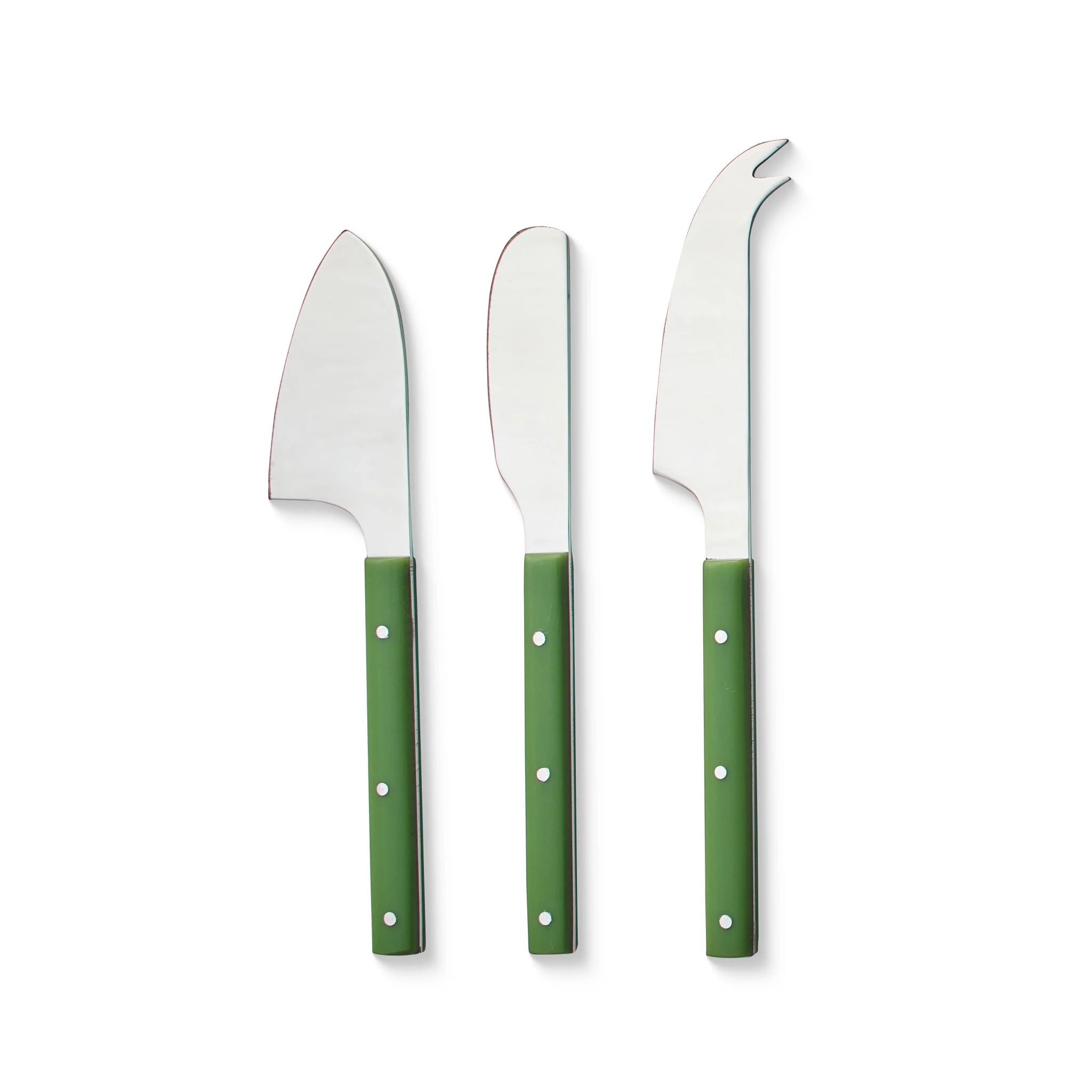 CASSIA GREEN CHEESE KNIFE SET/3 - Pure Apotheca