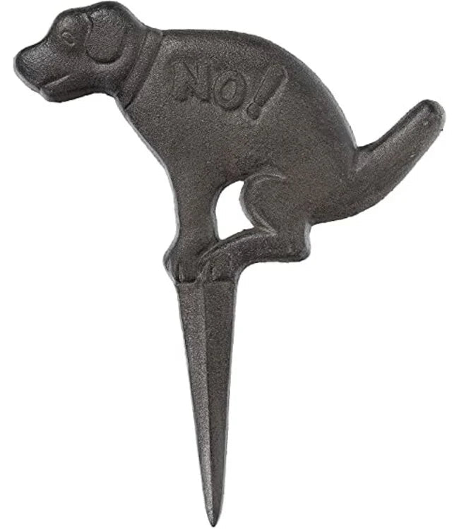 Cast Iron Dog Garden Stake - Pure Apotheca