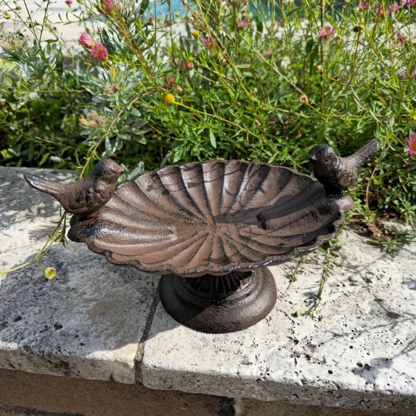 Cast Iron Pedestal Bird Feeder - Pure Apotheca