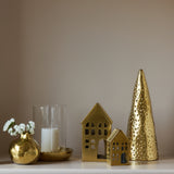 NEVE GOLD CERAMIC VOTIVE LARGE