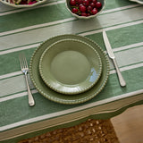 CELESTE GREEN BOBBLE DINNER PLATE - Pure Apotheca