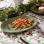 CELESTE GREEN BOBBLE OVAL PLATTER SMALL - Pure Apotheca