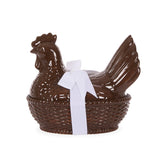 CERAMIC CHICKEN DISH WITH BOW - Pure Apotheca