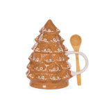 CERAMIC GINGERBREAD TREE MUG AND SPOON - Pure Apotheca