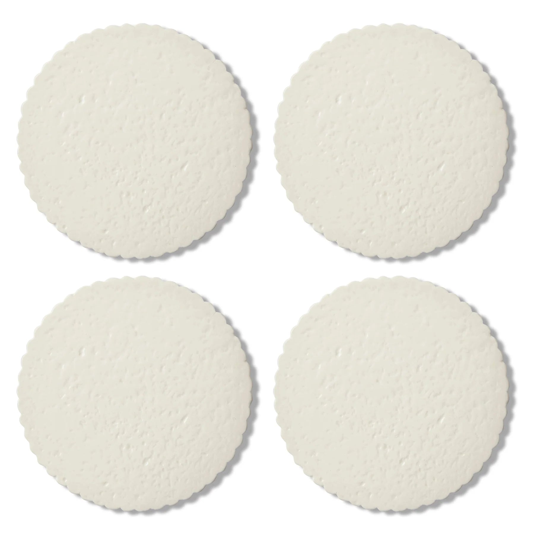 CERAMIC SCALLOP COASTER SET 4 - Pure Apotheca