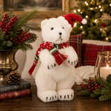 Fair Isle Knit Standing Polar Bear 33cm