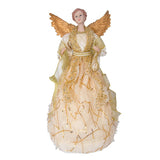CHAMPAGNE ANGEL WITH GOLD WINGS TREE TOPPER - Pure Apotheca