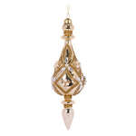 CHAMPAGNE BEADED DECO DROP FINIAL - Pure Apotheca