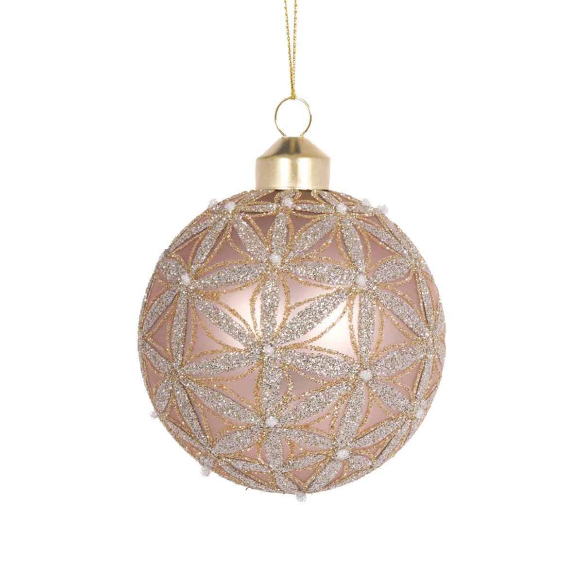 CHAMPAGNE BEIGE FLORET BAUBLE - Pure Apotheca
