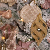 CHAMPAGNE CRYSTAL SWIRL DROP BAUBLE - Pure Apotheca