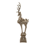 Champagne Deer on Pedestal 52cm - Pure Apotheca