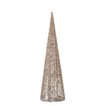 Champagne Embellished Light Up Cone Tree LED 50cm - Pure Apotheca