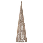 Champagne Embellished Light Up Cone Tree LED 60cm - Pure Apotheca