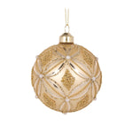 CHAMPAGNE FROSTED DECO BAUBLE - Pure Apotheca