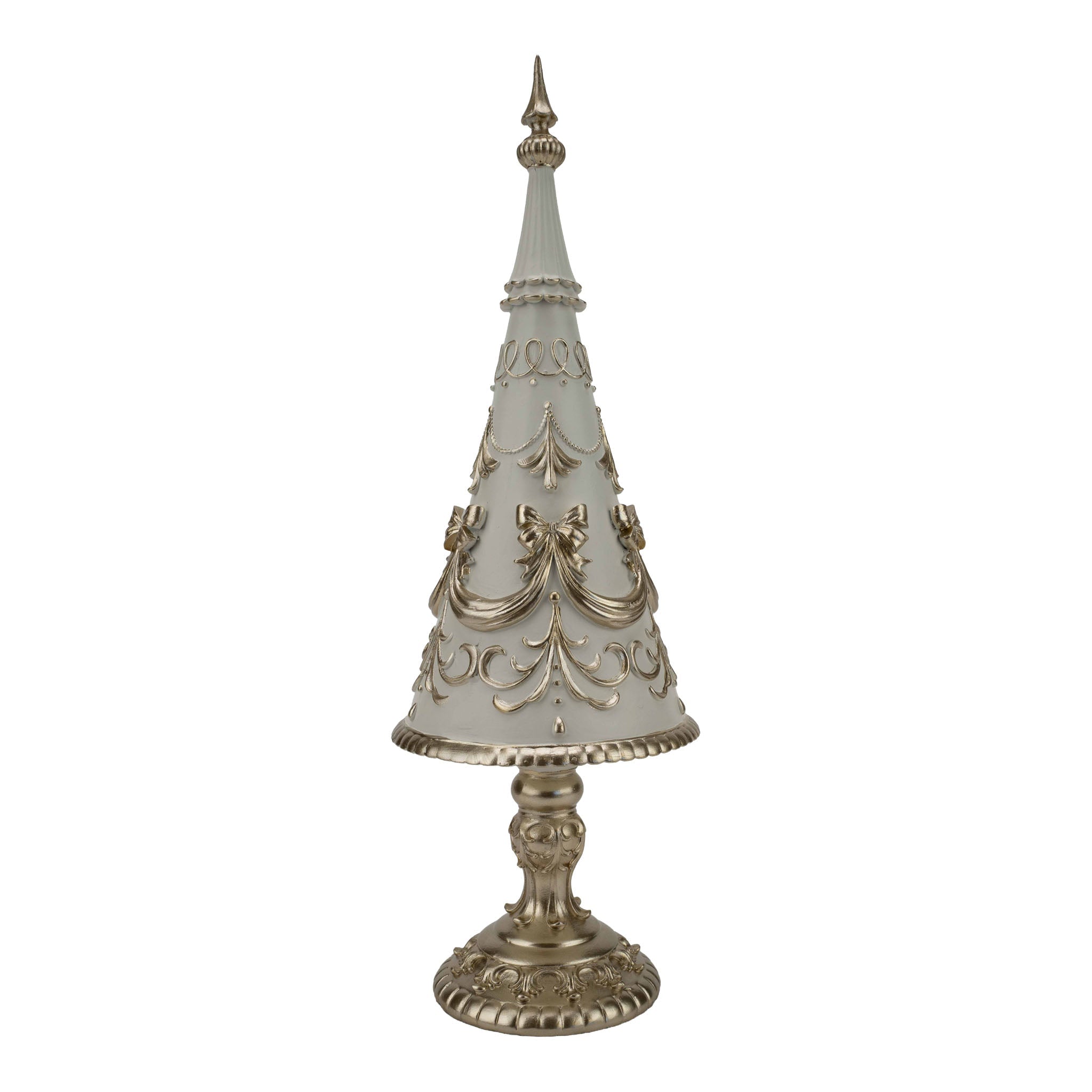 Champagne Ivory Christmas Tree 37cm - Pure Apotheca