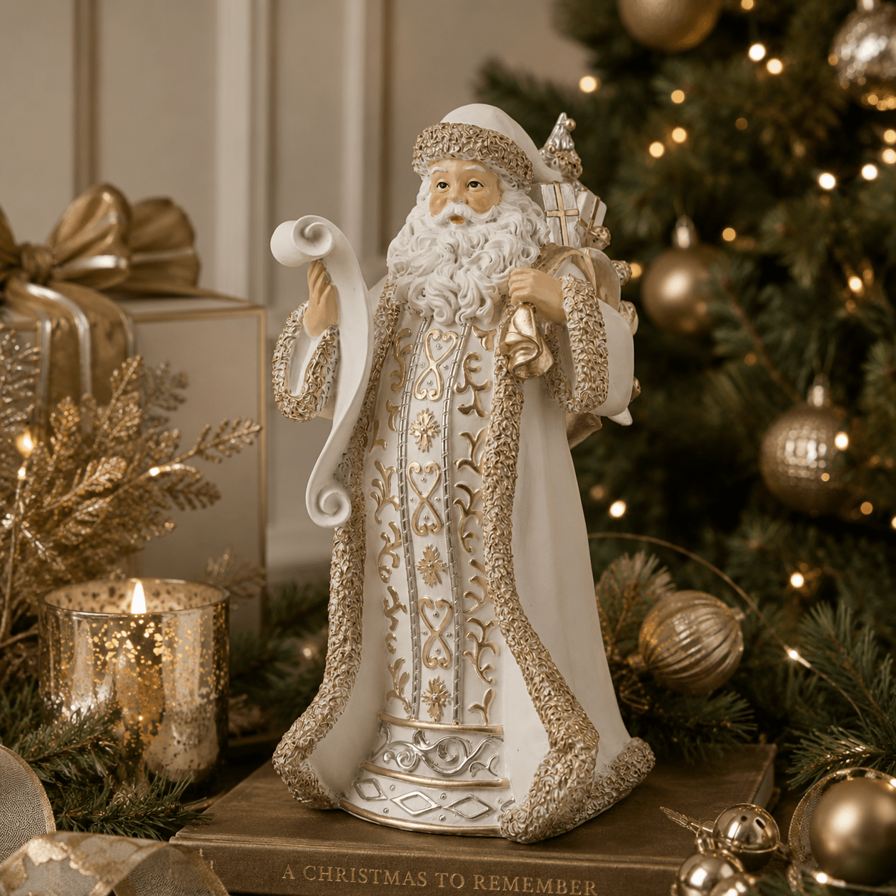 Champagne Ivory Santa 30cm - Pure Apotheca