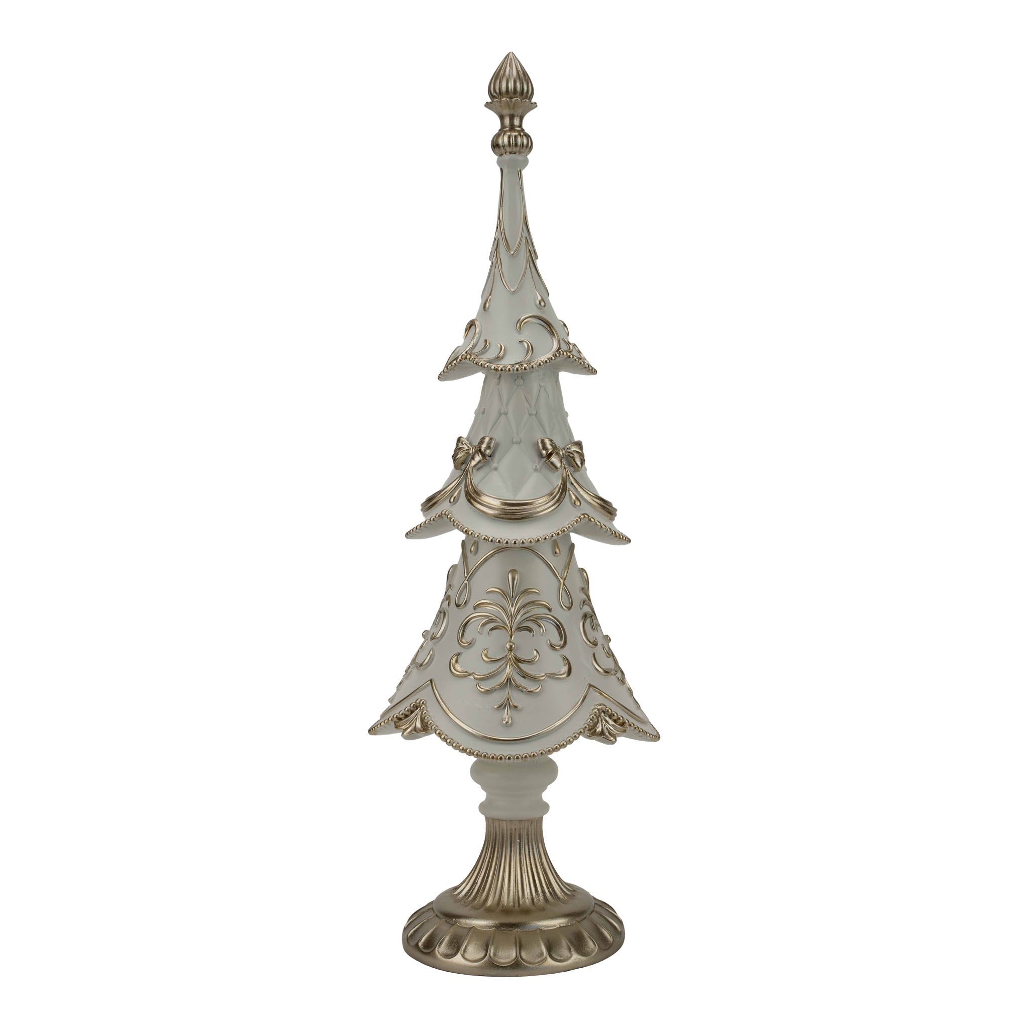 Champagne Ivory Tiered Christmas Tree 45cm - Pure Apotheca
