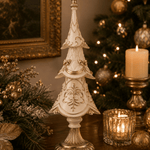 Champagne Ivory Tiered Christmas Tree 45cm - Pure Apotheca