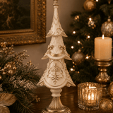 Champagne Ivory Tiered Christmas Tree 45cm - Pure Apotheca