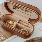 Charlee Jewellery Box Tan - Pure Apotheca