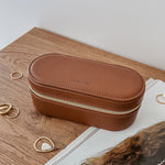 Charlee Jewellery Box Tan - Pure Apotheca